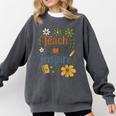 Teacher Inspire Love Comfort Colors Sweatshirt Pepper Teacher Inspire Love Comfort Colors Sweatshirt Pepper