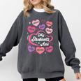Teacher Positive Affirmations Candy Heart Valentine's Day Comfort Colors Sweatshirt Pepper