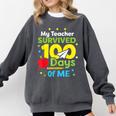 My Teacher Survived 100 Days Of Me Comfort Colors Sweatshirt Pepper My Teacher Survived 100 Days Of Me Comfort Colors Sweatshirt Pepper