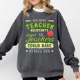 Teacher Teaching Assistant Aide Hero Comfort Colors Sweatshirt Pepper Teacher Teaching Assistant Aide Hero Comfort Colors Sweatshirt Pepper