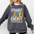 Teacher's Assistant Straight Outta Energy Teaching Tie Dye For Men Women Comfort Colors Sweatshirt Pepper Teacher's Assistant Straight Outta Energy Teaching Tie Dye For Men Women Comfort Colors Sweatshirt Pepper
