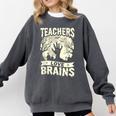 Teachers Love Brains Halloween Costume Boo Trick Teach Comfort Colors Sweatshirt Pepper Teachers Love Brains Halloween Costume Boo Trick Teach Comfort Colors Sweatshirt Pepper