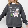 Teachers Testing Day Test Day No Prob Llama Teacher Comfort Colors Sweatshirt Pepper Teachers Testing Day Test Day No Prob Llama Teacher Comfort Colors Sweatshirt Pepper