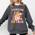 Teaching My Boos Ghost Halloween Costumes Teacher Men Women Comfort Colors Sweatshirt Pepper Teaching My Boos Ghost Halloween Costumes Teacher Men Women Comfort Colors Sweatshirt Pepper