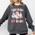 Teaching My Boos Teacher Cute Ghost Teacher Halloween Comfort Colors Sweatshirt Pepper Teaching My Boos Teacher Cute Ghost Teacher Halloween Comfort Colors Sweatshirt Pepper