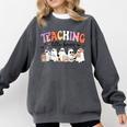 Teaching My Little Boos Teacher Ghost Teacher Halloween For Men Women Kids Comfort Colors Sweatshirt Pepper Teaching My Little Boos Teacher Ghost Teacher Halloween For Men Women Kids Comfort Colors Sweatshirt Pepper