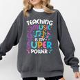 Teaching Music Is My Superpower Music Teacher For Men Women Kids Comfort Colors Sweatshirt Pepper Teaching Music Is My Superpower Music Teacher For Men Women Kids Comfort Colors Sweatshirt Pepper