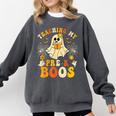Teaching My Pre-K Boos Crew Teachers Halloween Ghost Comfort Colors Sweatshirt Pepper