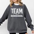 Team Homeschool Homeschooler Homeschooling Teacher Mom Kids Comfort Colors Sweatshirt Pepper Team Homeschool Homeschooler Homeschooling Teacher Mom Kids Comfort Colors Sweatshirt Pepper