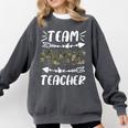 Team Music Teacher Camo Teacher Student Back To School Comfort Colors Sweatshirt Pepper Team Music Teacher Camo Teacher Student Back To School Comfort Colors Sweatshirt Pepper
