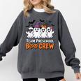 Team Preschool Boo Crew Halloween Teacher Student Costume Comfort Colors Sweatshirt Pepper Team Preschool Boo Crew Halloween Teacher Student Costume Comfort Colors Sweatshirt Pepper