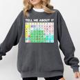 Tell Me About It Speech Language Pathology AAC Sped Teacher Comfort Colors Sweatshirt Pepper Tell Me About It Speech Language Pathology AAC Sped Teacher Comfort Colors Sweatshirt Pepper