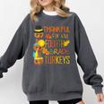 Thankful For My 4th Grade Turkey Thanksgiving Turkey Teacher Comfort Colors Sweatshirt Pepper Thankful For My 4th Grade Turkey Thanksgiving Turkey Teacher Comfort Colors Sweatshirt Pepper