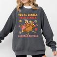 Thanksgiving Grammar Thankful English Teacher Fall Turkey Comfort Colors Sweatshirt Pepper