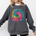 Tie Dye Prek Teacher Rainbow Preschool Back To School Girl Comfort Colors Sweatshirt Pepper Tie Dye Prek Teacher Rainbow Preschool Back To School Girl Comfort Colors Sweatshirt Pepper