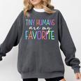 Tiny Humans Are My Favorite Daycare Provider Teacher Daycare Comfort Colors Sweatshirt Pepper Tiny Humans Are My Favorite Daycare Provider Teacher Daycare Comfort Colors Sweatshirt Pepper