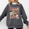 Tis The Season For Inclusion Christmas Sped Teacher Comfort Colors Sweatshirt Pepper