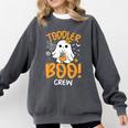 Toddler Boo Crew Babysitters Daycare Teacher Halloween Party Comfort Colors Sweatshirt Pepper