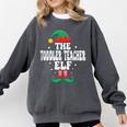 The Toddler Teacher Elf Christmas Matching Family Comfort Colors Sweatshirt Pepper The Toddler Teacher Elf Christmas Matching Family Comfort Colors Sweatshirt Pepper