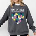 Together Against Bullying Unity Day Teachers Kids Toddler Comfort Colors Sweatshirt Pepper Together Against Bullying Unity Day Teachers Kids Toddler Comfort Colors Sweatshirt Pepper