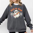 Trick Or Teach Groovy Retro Ghost Halloween Teacher Kids Comfort Colors Sweatshirt Pepper Trick Or Teach Groovy Retro Ghost Halloween Teacher Kids Comfort Colors Sweatshirt Pepper