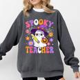 Trick Or Teach Spooky Teacher Ghost Halloween Teacher Comfort Colors Sweatshirt Pepper Trick Or Teach Spooky Teacher Ghost Halloween Teacher Comfort Colors Sweatshirt Pepper