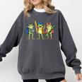 Trio Cute Frogs Welcome Back To School Teachers Girls Boys Comfort Colors Sweatshirt Pepper Trio Cute Frogs Welcome Back To School Teachers Girls Boys Comfort Colors Sweatshirt Pepper