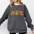Turkey Reading Books Fall Thanksgiving Teacher Student Comfort Colors Sweatshirt Pepper Turkey Reading Books Fall Thanksgiving Teacher Student Comfort Colors Sweatshirt Pepper
