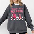 Twinning With My Para Teacher Matching Paraprofessional 70s For Men Women Comfort Colors Sweatshirt Pepper Twinning With My Para Teacher Matching Paraprofessional 70s For Men Women Comfort Colors Sweatshirt Pepper