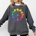 Unique For Artists By ADS Color Wheel Educational Art Teacher Dog Themed Artist Small Comfort Colors Sweatshirt Pepper Unique For Artists By ADS Color Wheel Educational Art Teacher Dog Themed Artist Small Comfort Colors Sweatshirt Pepper