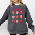 Women Second Grade Is My Jam Strawberry First Kids Teacher Comfort Colors Sweatshirt Pepper Women Second Grade Is My Jam Strawberry First Kids Teacher Comfort Colors Sweatshirt Pepper