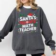 Xmas Lighting Santa's Favorite Math Teacher Christmas Comfort Colors Sweatshirt Pepper Xmas Lighting Santa's Favorite Math Teacher Christmas Comfort Colors Sweatshirt Pepper