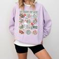 12 Days Of Art Teacher Christmas Artists Painter Educational Comfort Colors Sweatshirt Orchid