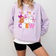 1st Grade Boo Crew First Grade Halloween Costume Teacher Kid Comfort Colors Sweatshirt Orchid 1st Grade Boo Crew First Grade Halloween Costume Teacher Kid Comfort Colors Sweatshirt Orchid