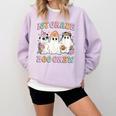 1st Grade Boo Crew Groovy Halloween Floral Ghost Kid Teacher Comfort Colors Sweatshirt Orchid 1st Grade Boo Crew Groovy Halloween Floral Ghost Kid Teacher Comfort Colors Sweatshirt Orchid