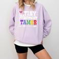 4 Teachers Or Parents Tiny Human Tamer Tee T-Shirt Comfort Colors Sweatshirt Orchid 4 Teachers Or Parents Tiny Human Tamer Tee T-Shirt Comfort Colors Sweatshirt Orchid