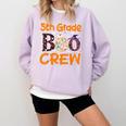5th Grade Boo Crew Teacher Fifth Grade Halloween Comfort Colors Sweatshirt Orchid