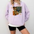 67 Teacher Halloween Skeleton Six Seven Meme Math Comfort Colors Sweatshirt Orchid 67 Teacher Halloween Skeleton Six Seven Meme Math Comfort Colors Sweatshirt Orchid