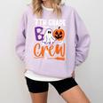 7th Grade Boo Crew Teacher Student Halloween Costume Comfort Colors Sweatshirt Orchid