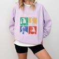 Abbott Elementary Colorful Pop Art Teachers TV Show Comfort Colors Sweatshirt Orchid Abbott Elementary Colorful Pop Art Teachers TV Show Comfort Colors Sweatshirt Orchid