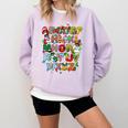 ABCs Learning Kindergarten Teacher Christmas Lights Alphabet For Men Women Kids Comfort Colors Sweatshirt Orchid ABCs Learning Kindergarten Teacher Christmas Lights Alphabet For Men Women Kids Comfort Colors Sweatshirt Orchid