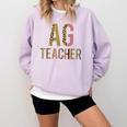 AG Teacher Farmer Life Agriculture Teacher Comfort Colors Sweatshirt Orchid AG Teacher Farmer Life Agriculture Teacher Comfort Colors Sweatshirt Orchid