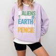 If Aliens Can Find Earth You Can Find a Pencil Teacher Comfort Colors Sweatshirt Orchid If Aliens Can Find Earth You Can Find a Pencil Teacher Comfort Colors Sweatshirt Orchid
