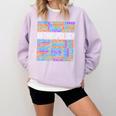 Anthropology Words Anthropologist Teacher Comfort Colors Sweatshirt Orchid