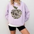 Apple Hearts Teacher Camouflage Clothing School Camo Apple For Men Women Girls Kids Comfort Colors Sweatshirt Orchid Apple Hearts Teacher Camouflage Clothing School Camo Apple For Men Women Girls Kids Comfort Colors Sweatshirt Orchid