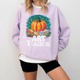 Art Teacher Pumpkin Painting Halloween Costume Comfort Colors Sweatshirt Orchid Art Teacher Pumpkin Painting Halloween Costume Comfort Colors Sweatshirt Orchid
