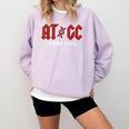 ATGC Teacher Student Biology Comfort Colors Sweatshirt Orchid