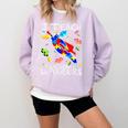 Autism Awareness Teacher I Teach Awesome Superheroes Comfort Colors Sweatshirt Orchid Autism Awareness Teacher I Teach Awesome Superheroes Comfort Colors Sweatshirt Orchid