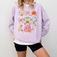 Back To School Coquette Teacher Women Girl Kindergarten PreK Comfort Colors Sweatshirt Orchid Back To School Coquette Teacher Women Girl Kindergarten PreK Comfort Colors Sweatshirt Orchid