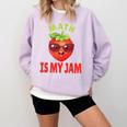 Back To School Math Is My Jam Math Teacher Comfort Colors Sweatshirt Orchid Back To School Math Is My Jam Math Teacher Comfort Colors Sweatshirt Orchid